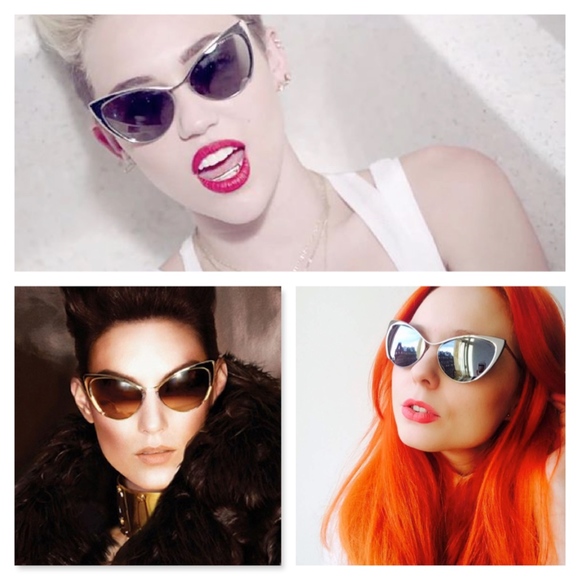 New TOM FORD Nastasya Gold Cat Eye Sunglasses main image 10
